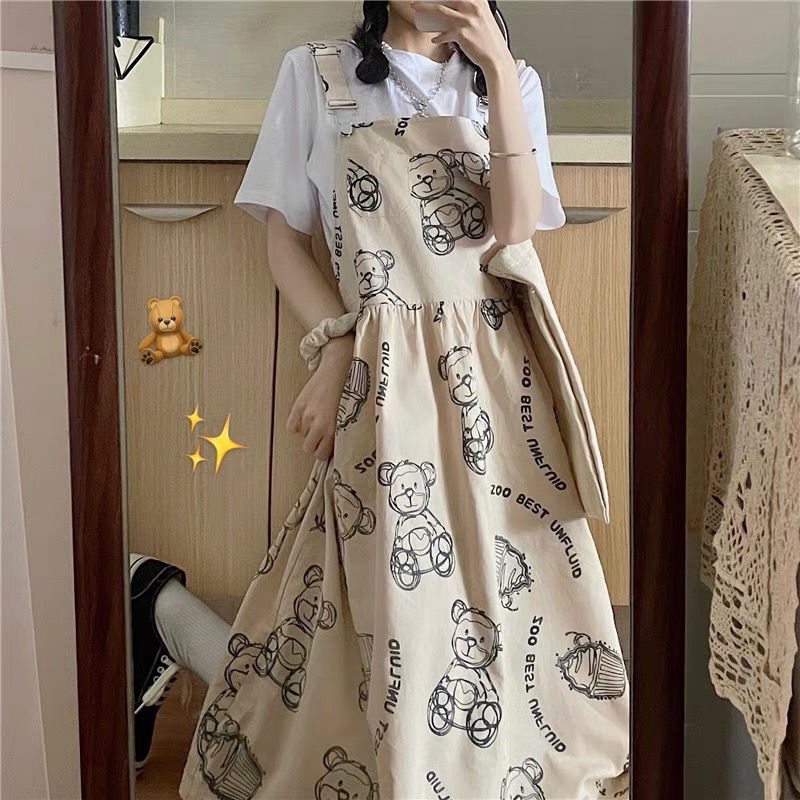 [100kg5XL fat Girl dress] 150kg Plus Size Womens Suit Strap Dress Girl French Niche First Love Retro Gentle Cute Sweet Fat Dress bigsize