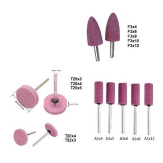 /พร้อมส่ง/ลูกขัดหินเจียรชมพู แกน3mm MOUNTED POINTS PINK