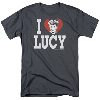 คอลูกเรือเสื้อยืดลําลอง ลาย I Love Lucy 2022S-5XL