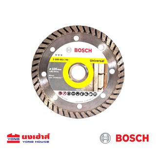 BOSCH ใบตัดเพชร  4 นิ้ว UNIVERSAL 2608603740  [ของแท้]  ใบตัด แผ่นตัด แผ่นตัดเพชร B 6949509218704