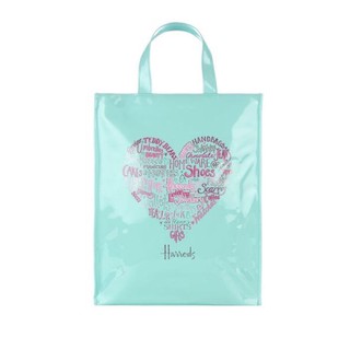 Harrods พร้อมส่ง กระเป๋า แฮรอท Graffiti Heart Shopper Bag - Medium Harrods Bag แท้