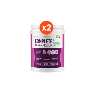 [โค้ดคู่ลดเพิ่ม 250.-] No.1 Plantae Complete Plant Protein รส Mixed Berries 2 กระปุก : Superfoods & Greens มิกซ์เบอรี่