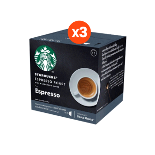 Buy 3 STARBUCKS BY NESCAFE DOLCE GUSTO ESPRESSO DARK ROAST 12แคปซูล/กล่อง (3กล่อง)+Free Starbucks Espresso Columbia