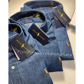 PREORDER NEW IN ❤️‍🔥 • Ralph Lauren denim shirt (custom fit men’s size)**สินค้าแท้100%