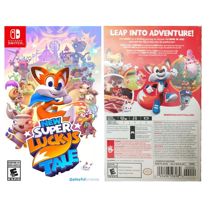 Nintendo Switch New Super Lucky S Tale Zone Us English 1 390