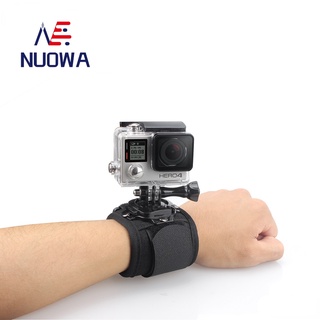 สายรัดข้อมือ หมุนได้ 360 องศา อุปกรณ์เสริม สําหรับกล้องแอคชั่น GoPro Hero10 9 8 7 6 5 4 Session