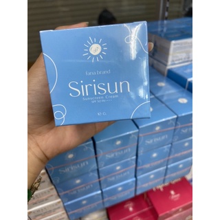 กันแดดหน้าผ่องสิริซัน เเพ็คเก็ตใหม่ SIRISUN SPF 50PA+++ของแท้100% กันน้ำ ครีมกันแดดสิริซัน กันเหงื่อ ขนาด 10 กรัม