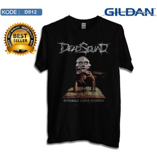 เสื้อยืดผ้าฝ้าย เสื้อยืด พิมพ์ลายโลโก้ Deadsquad band gildan sofstyle ds12