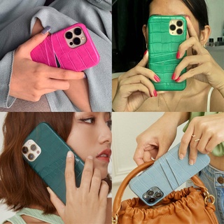 (โค้ด8MUSE65ลด65.-)(12 series)MUSE Card Holder Phone Case COLORFUL Tone