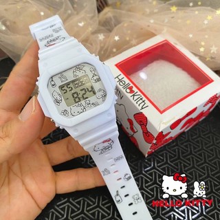 นาฬิกาคิตตี้ Hello kitty Watch หน้าปัดเหลี่ยมทรงน่ารัก