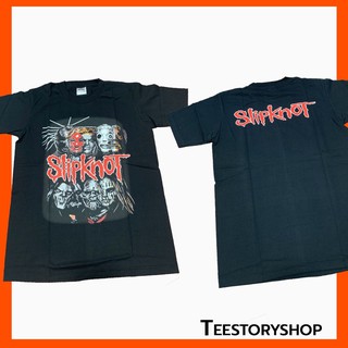 เสื้อยืดผ้าฝ้ายพรีเมี่ยมเสื้อวงดนตรีสายร็อค Slipknot⚡️ สายสินเทจ สายแฟชั่นห้ามพลาด ราคาถูก พร้อมส่ง