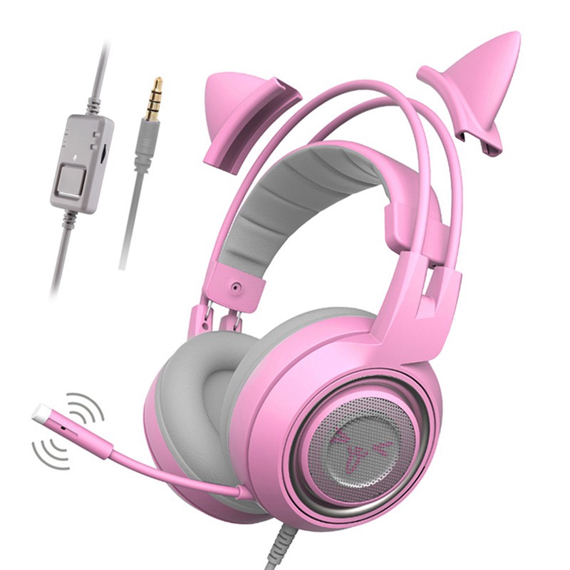 pink gaming headset pc