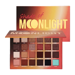 Shade Of Moonlight อายแชโดว์ 24 สี เฉดสีโทนน้ำตาลชมพู ShadeToo - 24 Colors Eyeshadow Palette