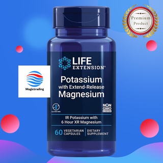 Life Extension Potassium with extend-Release magnesium / 60 Vegetarian Capsules