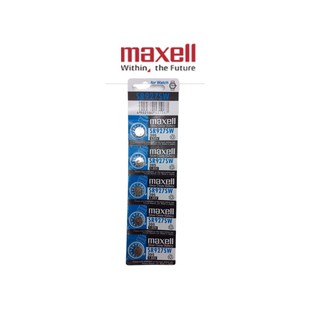 ถ่านนาฬิกา ถ่านกระดุม Maxell SR927SW (395) Silver Oxide Battery 1.55V (Made in JAPAN) ถ่านใหม่ ของเเท้