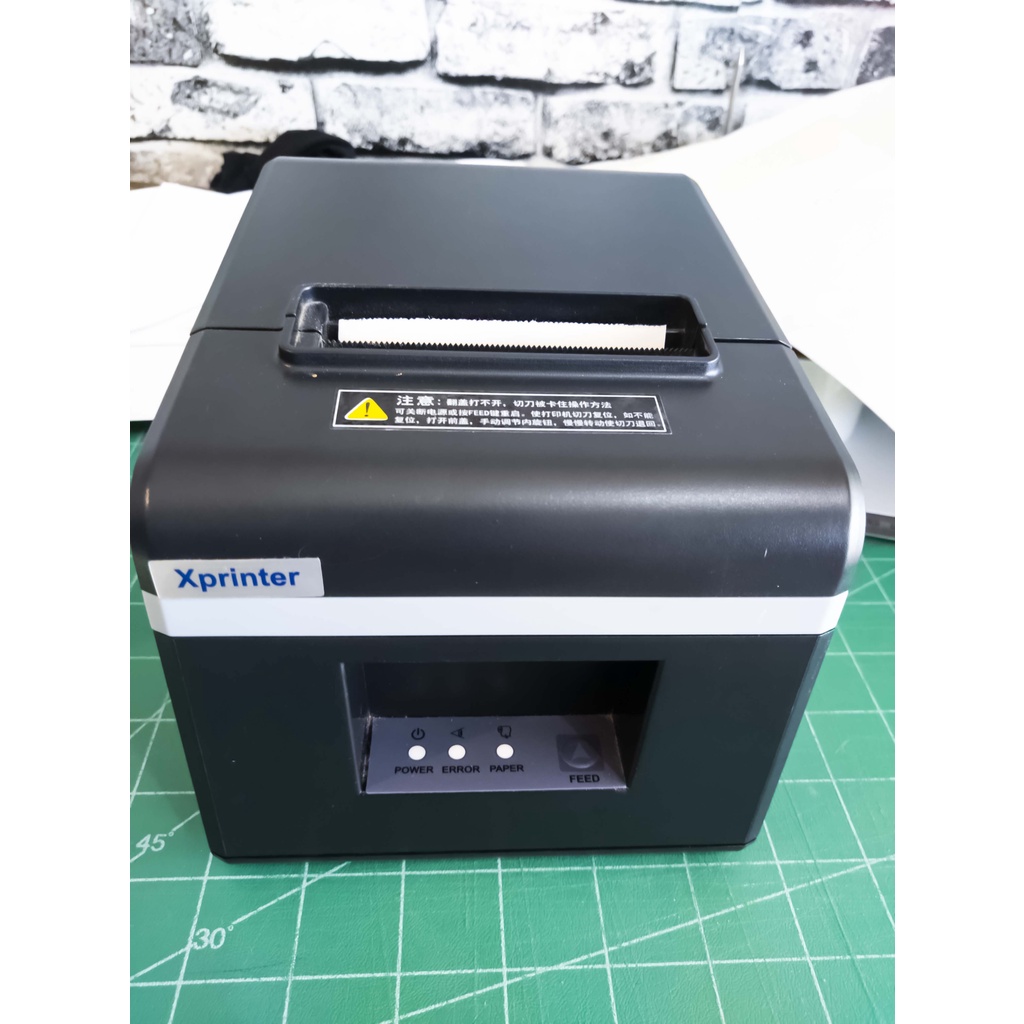 มือสอง Xprinter รุ่น XP-N160II เครื่องพิมพ์ใบเสร็จ/สลิปความร้อน 80 มม. รองรับการเชื่อมต่อ USB