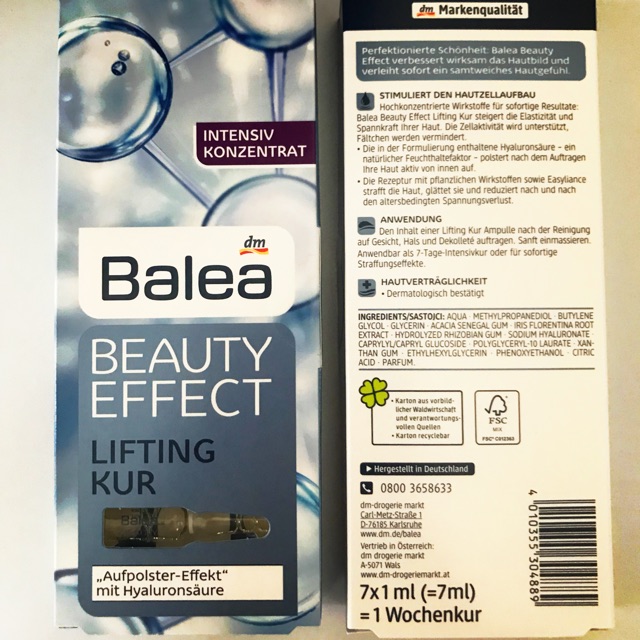 Balea serum Lifting Kur เซรั่ม จาก เยอรมันของแท้ 100%