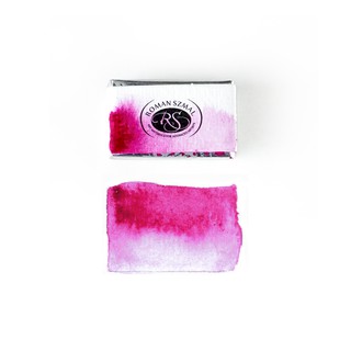 FOLIO ART : Roman Szmal Single เบอร์ 358 Quinacridone fuchsia สีน้ำสีสดใส เกรดศิลปิน เฉดพิเศษ สีก้อน 899085358