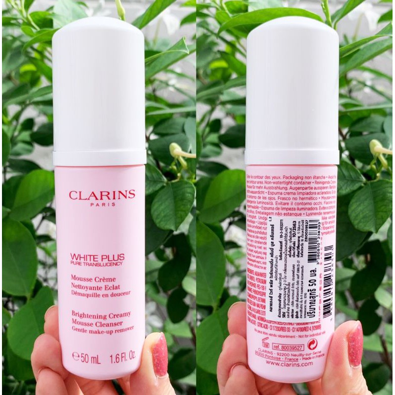 Clarins White Plus Brightening Creamy Mousse Cleanser 50ml