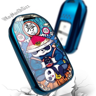 เคสรีโมทรถยนต์ HONDA แบบใหม่ 2021 ลวดลายเส้นสาย Chinese Style Smart Key 10 Generationแบบ 2, 3 และ 4 ปุ่ม