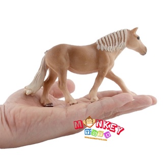 Monkey Toys - โมเดลสัตว์ ม้า Harvard Mare ครีม ขนาด 14.50 CM (จากหาดใหญ่)