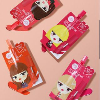 Cathy Doll Social Heart Vivid Lip Tint 2g เคทีดอลล์ โซเชียล ฮาร์ท วิวิด ลิปทินท์.💋