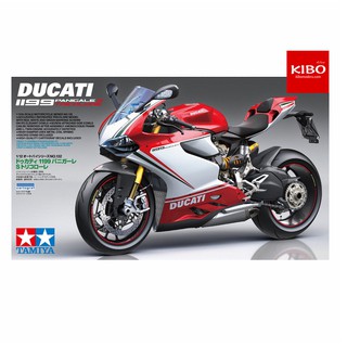 โมเดลมอเตอร์ไซค์ ประกอบดูคาติทามิย่า 14132 Ducati 1199 Panigale S Tricolore 1/12