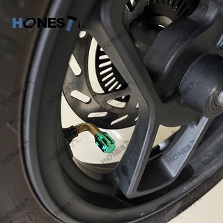 Honesti22  Titanium Alloy gr5 Bicycle/Motorcycle/Car Tire Valve Stem Caps/Wheel Rims Tyre Stem Schrader Air Valve Dust Cap.