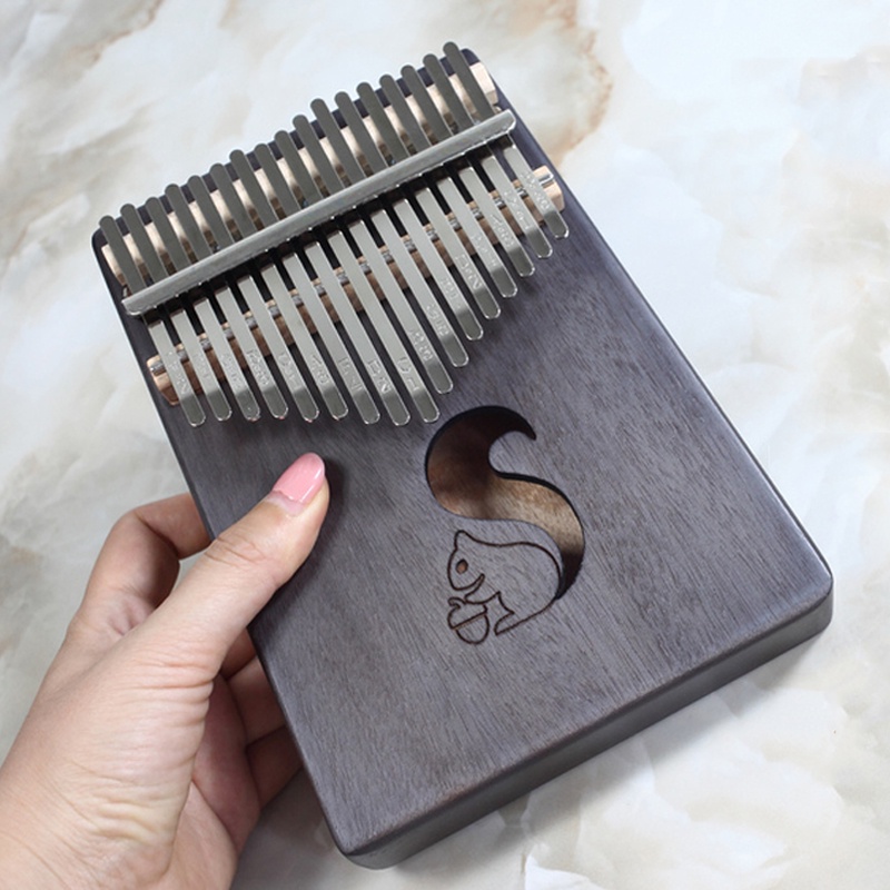 Kalimba 17 Keys Full Solid Thumb Piano Finger Wooden Mbira Acacia ...