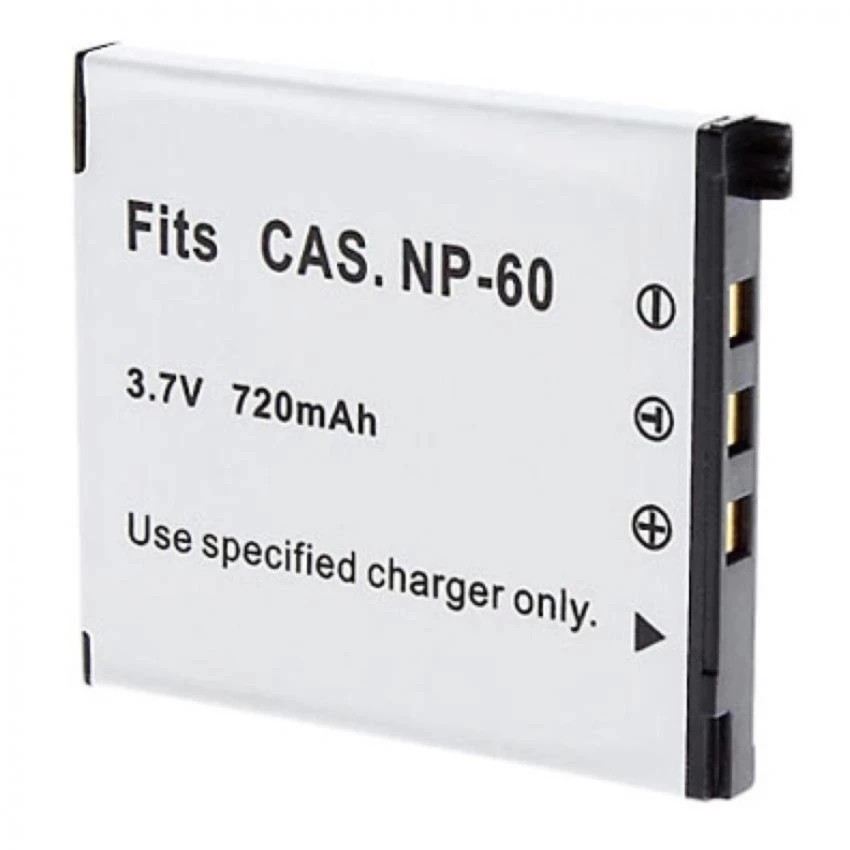 แบตเตอรี่ NP-60 for CASIO Casio Digital Camera Battery รุ่น NP-60 (White) แบตเตอรี่กล้องสำหรับ CASIO