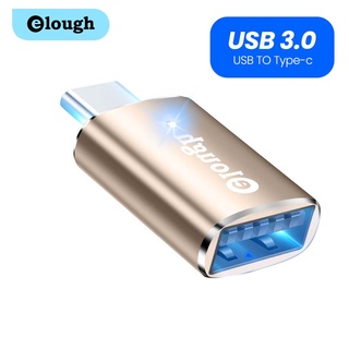 Elough อะแดปเตอร์เชื่อมต่อ OTG USB Type C USB 3.0 ตัวเมีย เป็น Type C ตัวผู้