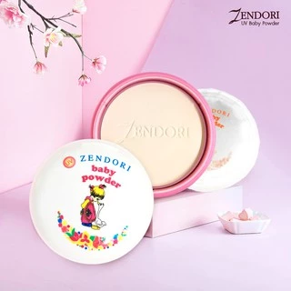[ 24 กรัม ] Zendori UV Baby Powder แป้งฝุ่นอัดแข็ง สำหรับผิวบอบบางแพ้ง่าย