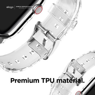 elago Clear Apple Watch Strap for All Apple Watch series 4, 5, 6, 7, 8, SE, Ultra สินค้าเป็นสายนาฬิกา