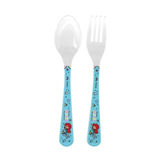 ชุดช้อนส้อม SUPERWARE PRINCESS ARIEL แพ็ก 2 ชิ้นCUTLERY SET SUPERWARE PRINCESS ARIEL PACK2