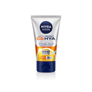 NIVEA นีเวีย เมน เอ็กซ์ตร้า ไบรท์ ซี แอนด์ ไฮยา เอจ ดีเฟนซ์ วิตามิน วอช 100 ก.