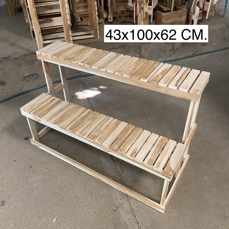 ชั้นวางของวางต้นไม้ 43x100x60 ซม. วางกระถาง 12 นิ้ว