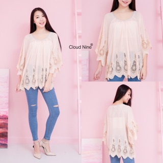 Lace Chiffon Blouse