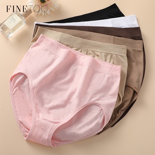 FINETOO High Waist Women Plus Size Lingerie M-3XL Underwear Woman Seamless Panties Butt Lift Panties Female Sexy Underpants