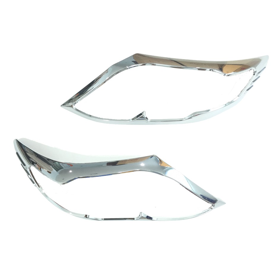 ครอบไฟหน้า ฝาไฟหน้า ชุบโครเมี่ยม โตโยต้า ฟอร์จูนเนอร์ TOYOTA FORTUNER 2009 - 2010 ใส่ร่วมกันได้ A