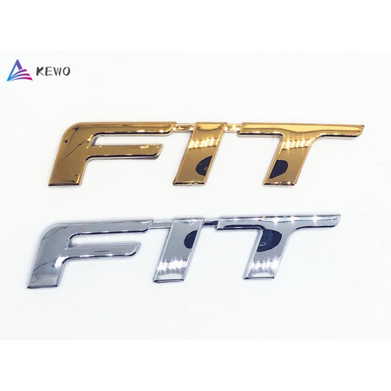 โลโก้สัญลักษณ์สีทองหลัง Honda gold/Chrome Fit