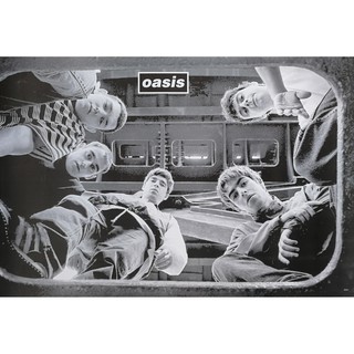 โปสเตอร์ รูปถ่าย วง ดนตรี ร็อก โอเอซิส OASIS (1991-2009) POSTER 24"x35" Inch English Rock Britpop V6