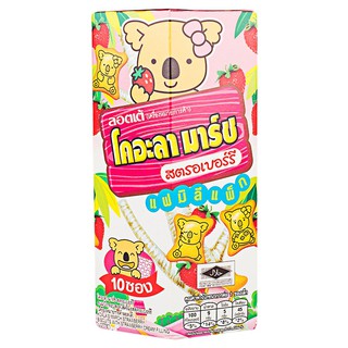 ลอตเต้โคอะลามาร์ชสตรอเบอร์รี่แฟมิลี่ 195กรัม Lotte Koala Marsh Strawberry Family 195g.