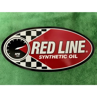 สติกเกอร์ Red Line Synthetic oil(ของแท้)