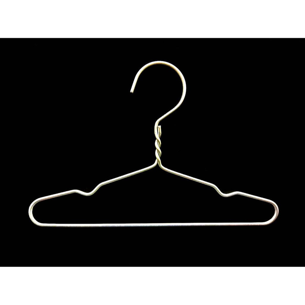 ที่แขวนเสื้อเด็กอลูมิเนียม Color Kit คอเกลียว รุ่น MHA606 แพค 3 ชิ้น (Aluminium)