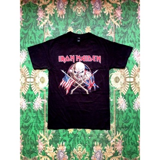 ผ้าฝ้าย 100%🎸IRON MAIDEN เสื้อวง Iron Maiden สินค้านำเข้า ลิขสิทธิ์แท้S-3XL