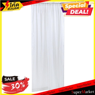 ผ้าม่านโปร่งซ่อนหู HOME L&amp;S RAIN 160x250 ซม. สีขาว ผ้าม่านประตู SHEER CURTAIN HOME L&amp;S RAIN 160X250CM WHITE