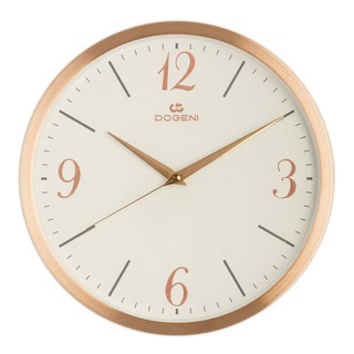 DOGENI นาฬิกาแขวนอลูมิเนียม สีโรสโกลด์ รุ่น WNM004RG