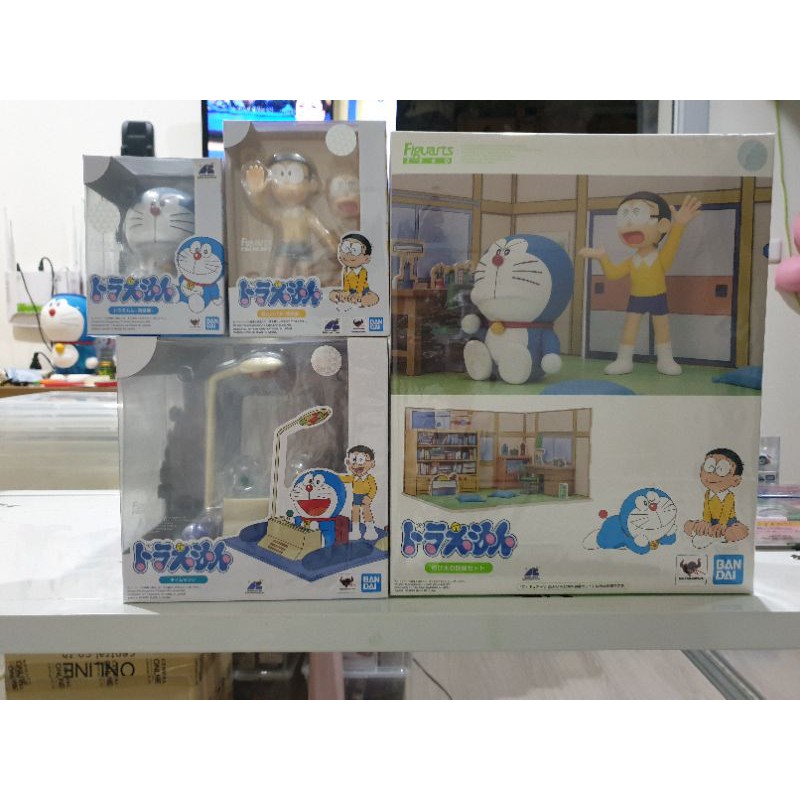 BANDAI FIGUARTS ZERO DORAEMON [NOBITA ' S ROOM SCENE EDITION] ครบชุด4ชิ้น   ของใหม่แท้