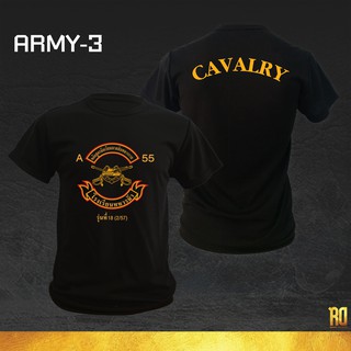 ARMY-3 เสื้อซับในทหารม้า คอกลมแขนสั้น Cavalry เสื้อทหารม้า