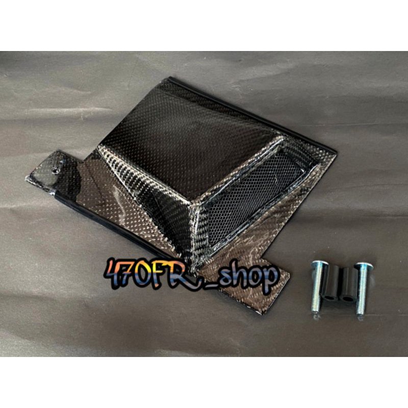 ฝาครอบหม้อน้ํา Carbon kevlar และคาร์บอนปลอมแปลงสําหรับ yamaha nmax, aerox และ lexy